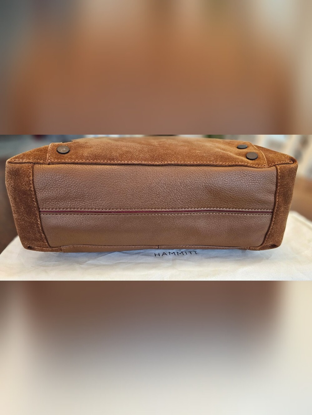 Hammitt Daniel | Mahogany Suede​/​Bronze | Lrg - Picture 7 of 14